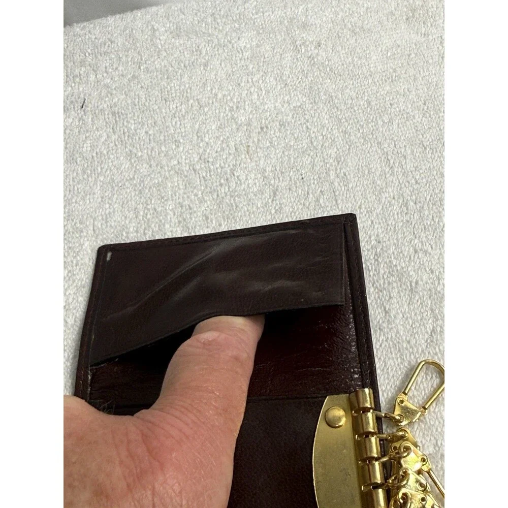 Fiocchi Italy Maroon Cash/Card/Key Holder